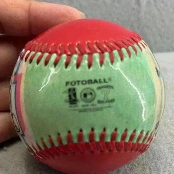 Michael Young Texas Rangers Baseball Fotoball collectible - Picture 2 of 5